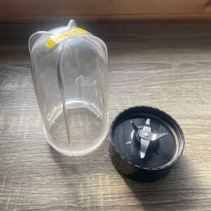 Magic Bullet‎ MB1001 Replacement Cup and Cross Blade Assembly Clear Black